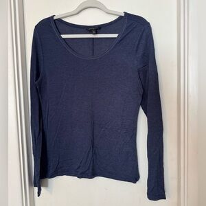 Banana Republic Navy Blue Fitted Top size medium